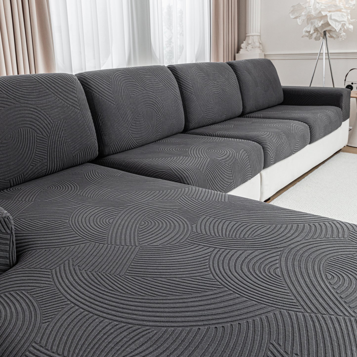 QIANMEW sofa covers washable，couch covers for sofa slipcovers，cobertores para sofas，slipcovers for couches and sofas，couch covers for 3 cushion couch sofa pet friendly