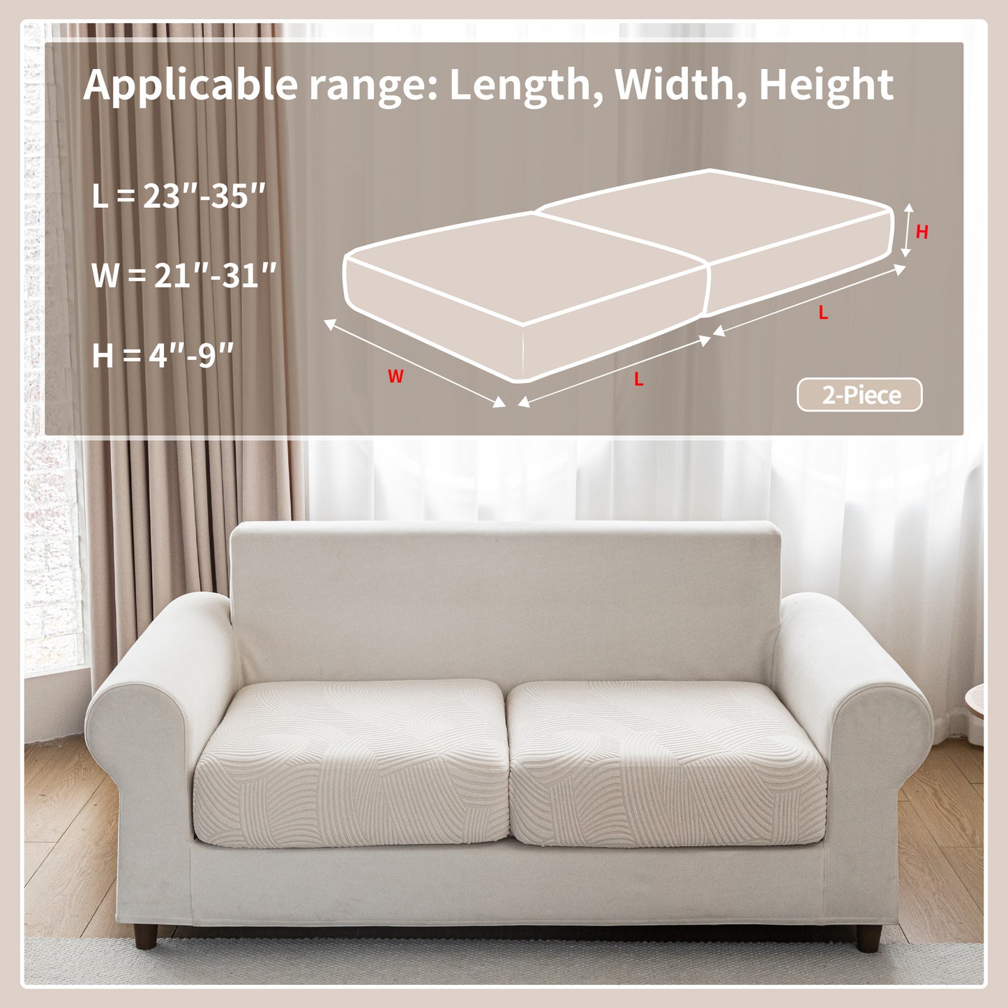 QIANMEW sofa covers washable，couch covers for sofa slipcovers，cobertores para sofas，slipcovers for couches and sofas，couch covers for 3 cushion couch sofa pet friendly
