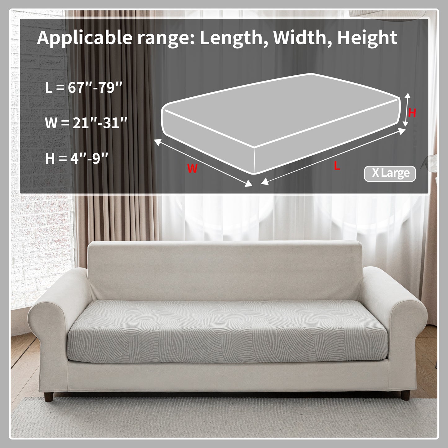 QIANMEW sofa covers washable，couch covers for sofa slipcovers，cobertores para sofas，slipcovers for couches and sofas，couch covers for 3 cushion couch sofa pet friendly