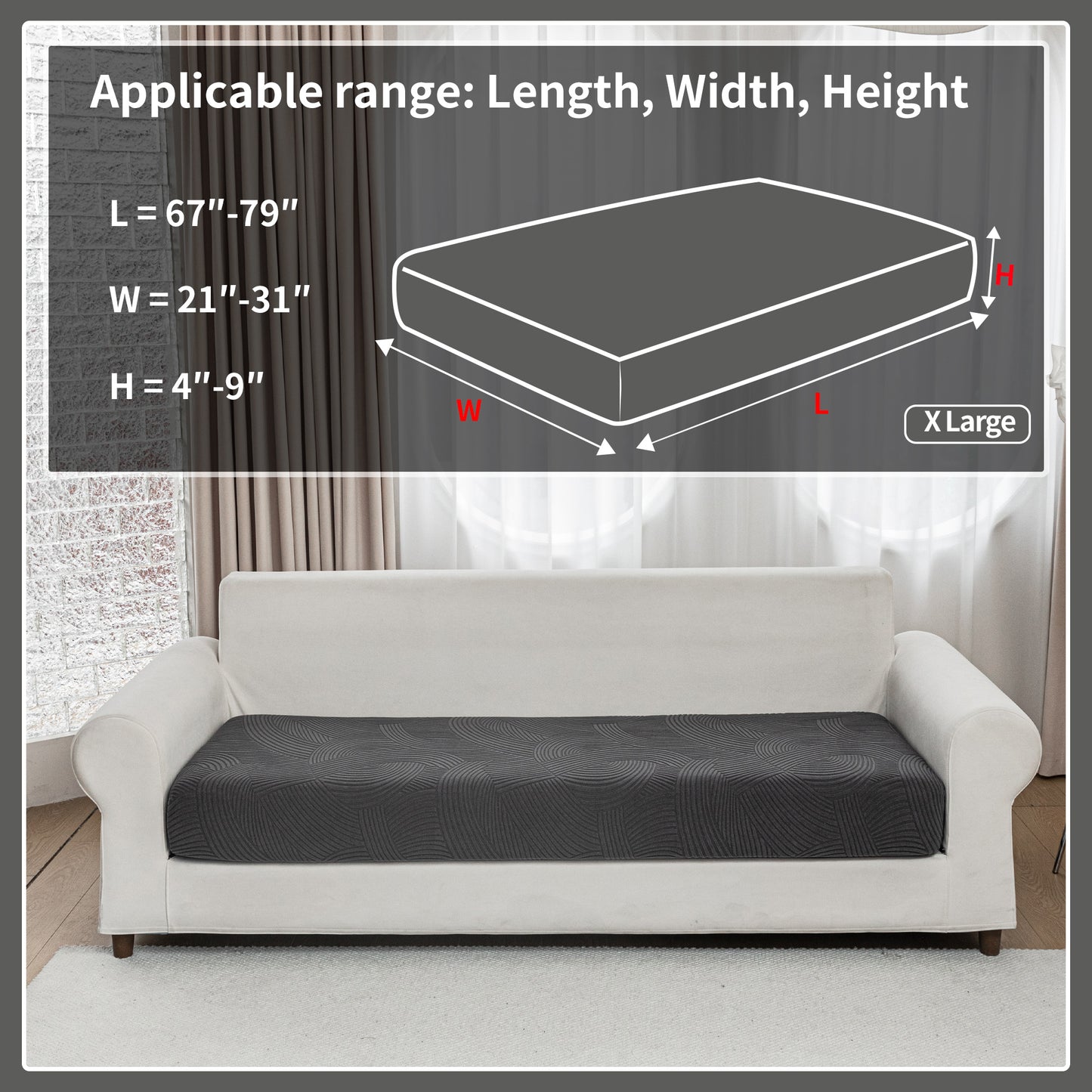 QIANMEW sofa covers washable，couch covers for sofa slipcovers，cobertores para sofas，slipcovers for couches and sofas，couch covers for 3 cushion couch sofa pet friendly