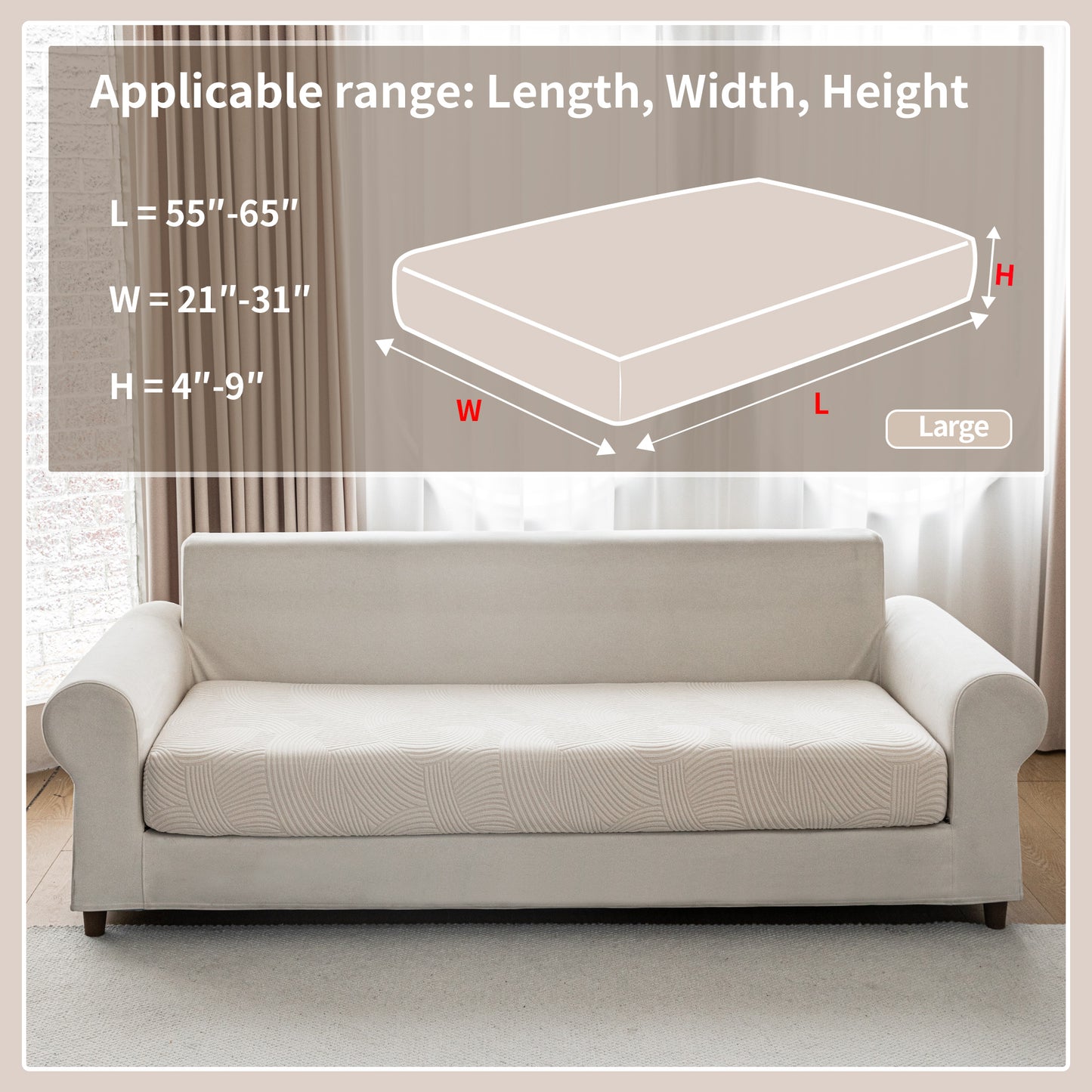 QIANMEW sofa covers washable，couch covers for sofa slipcovers，cobertores para sofas，slipcovers for couches and sofas，couch covers for 3 cushion couch sofa pet friendly