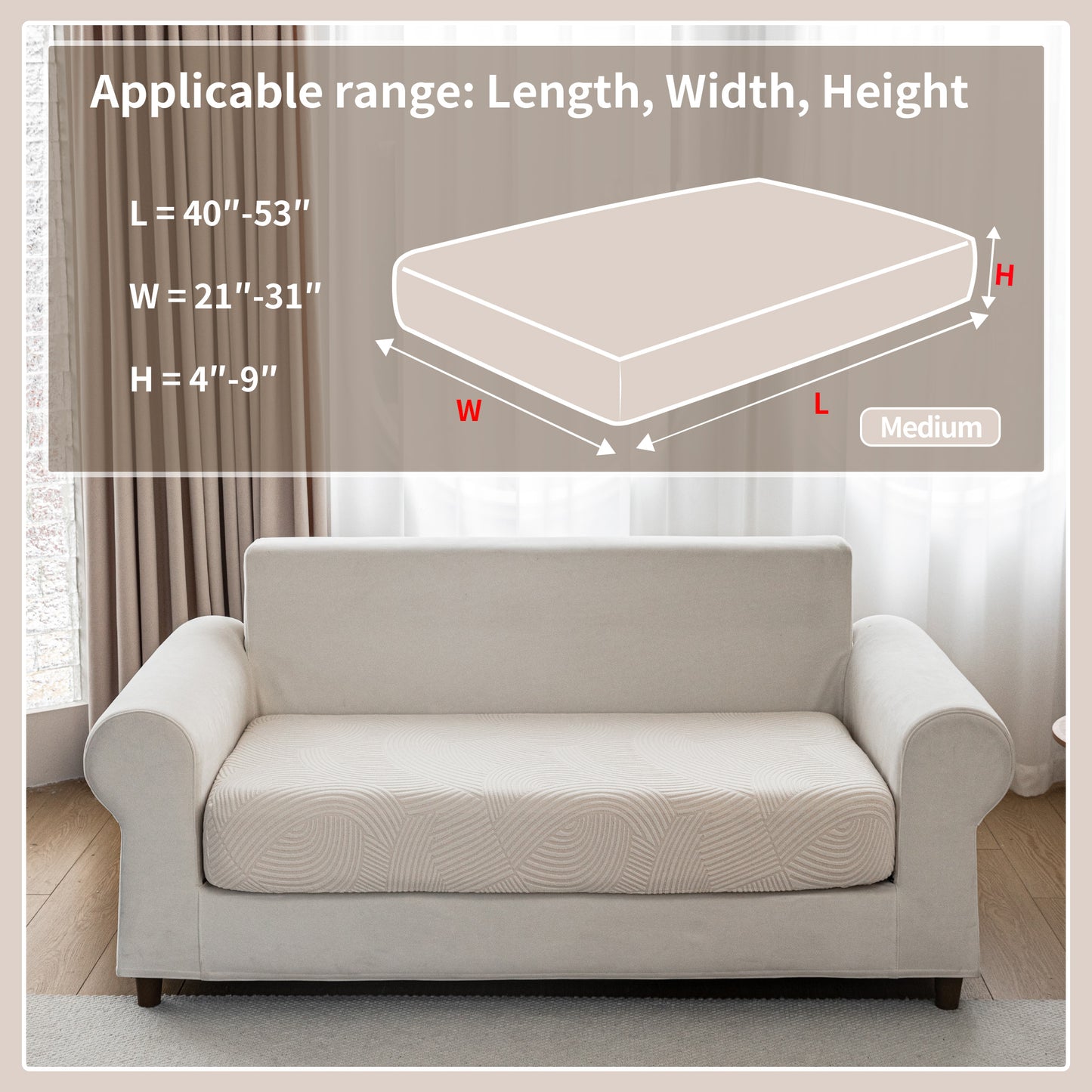 QIANMEW sofa covers washable，couch covers for sofa slipcovers，cobertores para sofas，slipcovers for couches and sofas，couch covers for 3 cushion couch sofa pet friendly